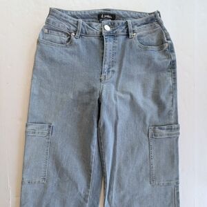D. Jeans Denim Cargo Jeans Size 6